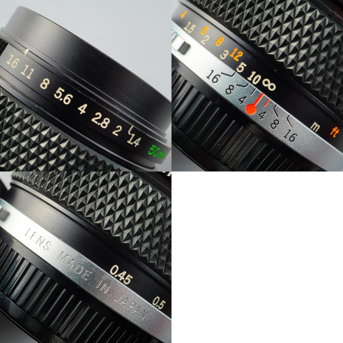 OLYMPUS OM-SYSTEM G.ZUIKO AUTO-S 50mm F/1.4 単焦点レンズ