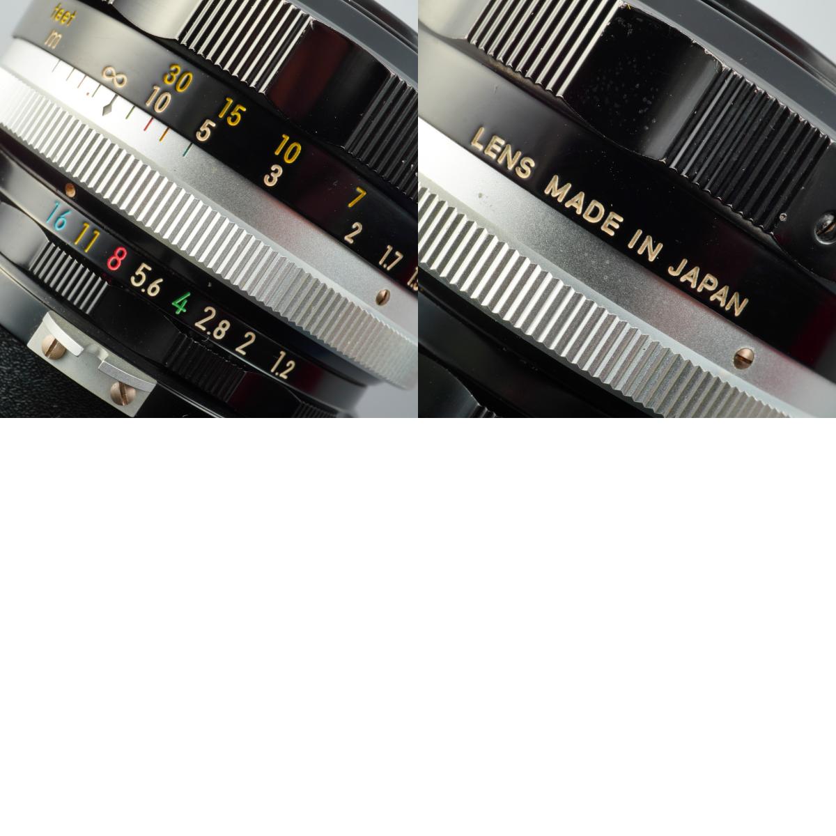 Nikon 非Ai Nikkor-S.C Auto 55mm F/1.2 単焦点レンズ