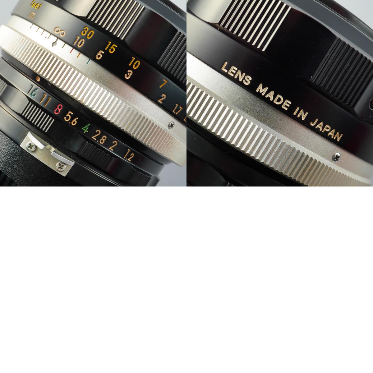 Nikon 非Ai Nikkor-S.C Auto 55mm F/1.2 単焦点レンズ