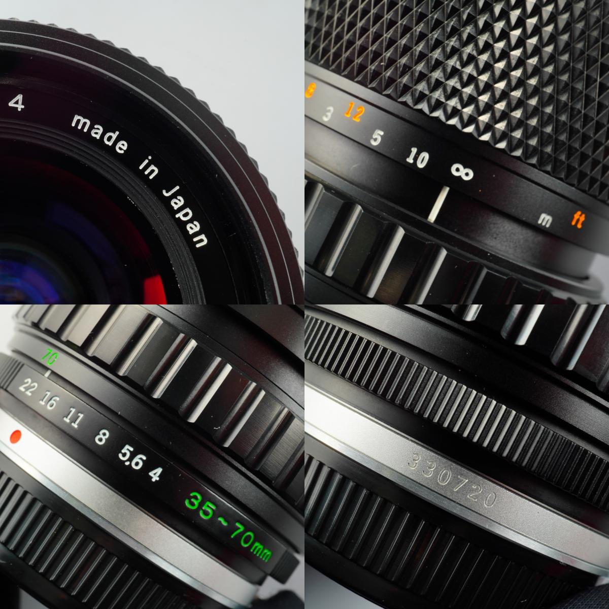 OLYMPUS OM-SYSTEM S ZUIKO AUTO-ZOOM 35-70mm 35-70mm F/4 ズームレンズ