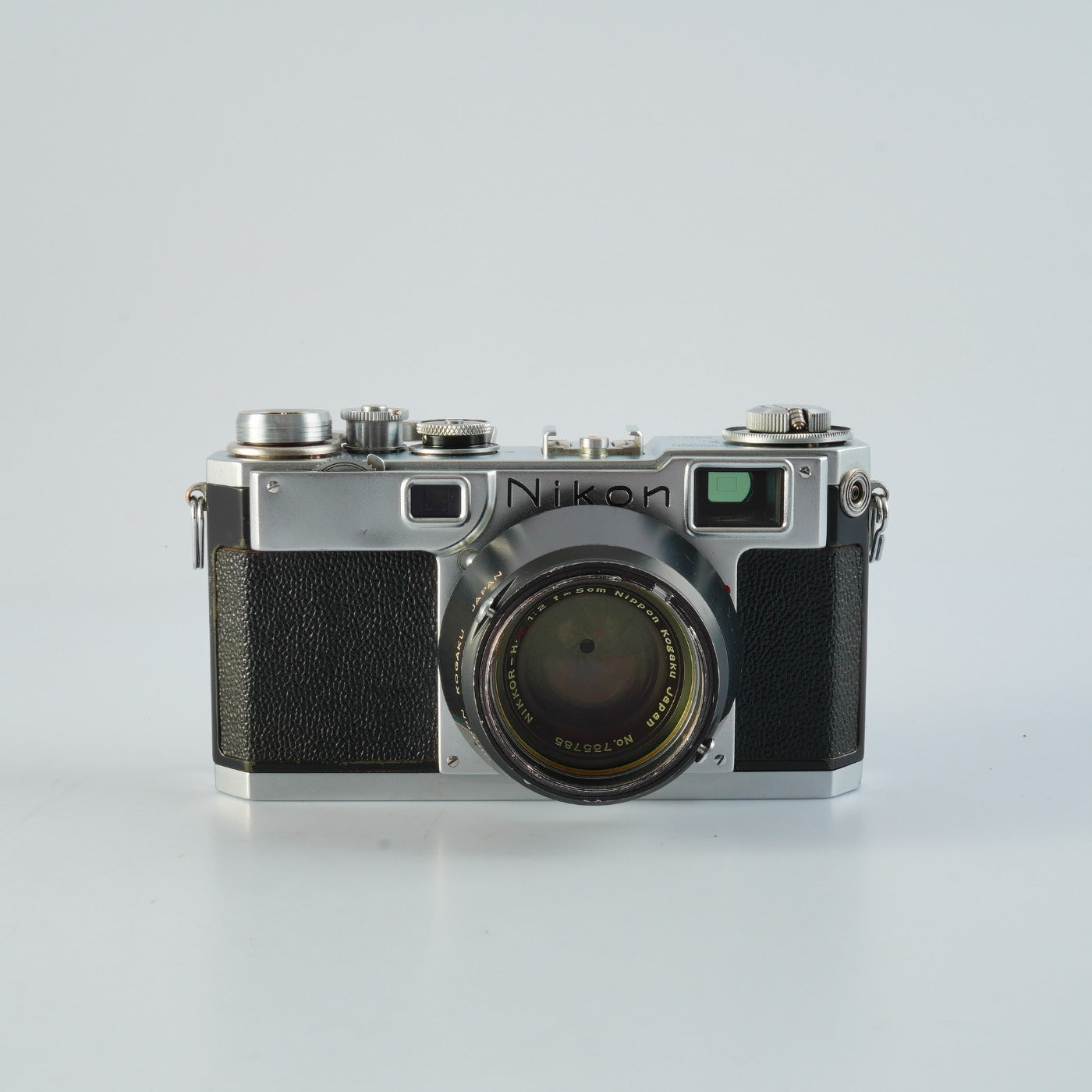 【Serviced】 Nikon S2 Black Dial Late Model レンジファインダーフィルムカメラ