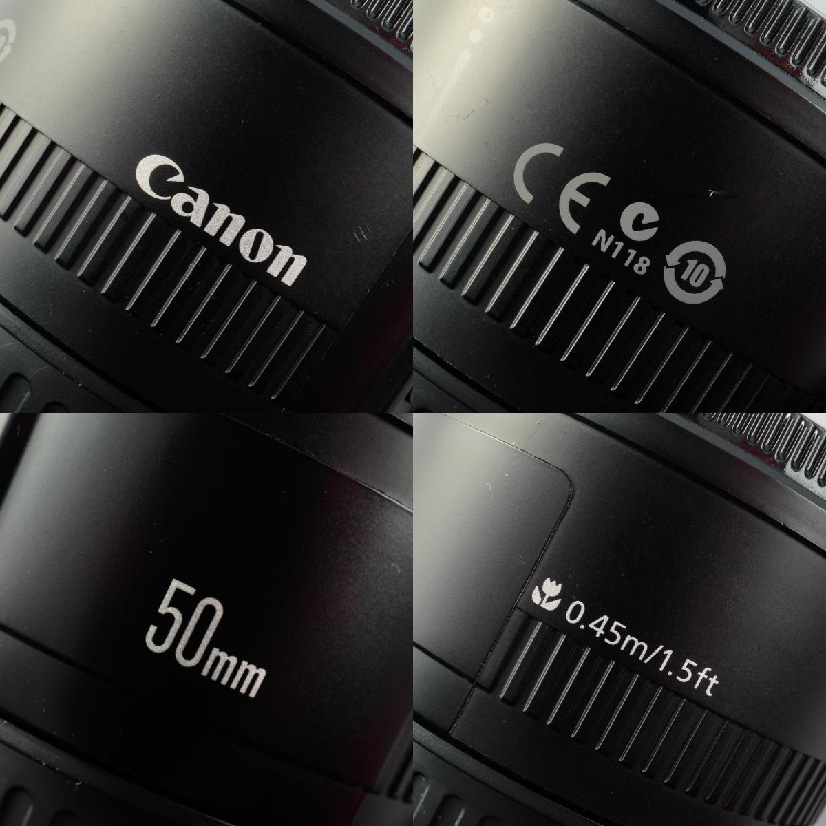 Canon EF 50mm F/1.8 Ⅱ 単焦点レンズ