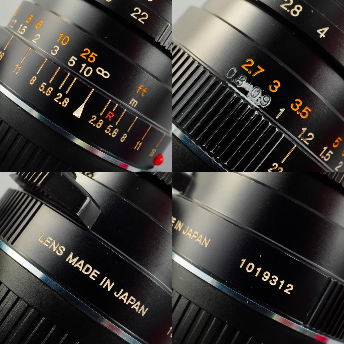 MINOLTA M-ROKKOR 28mm F/2.8 単焦点レンズ