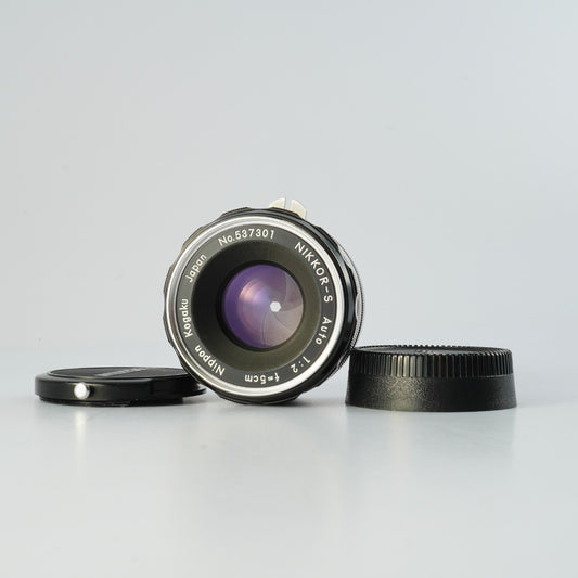 Nikon Nippon Kogaku NIKKOR-S Auto 5cm 50mm F/2 非Ai PAT.PEND. Model 単焦点レンズ