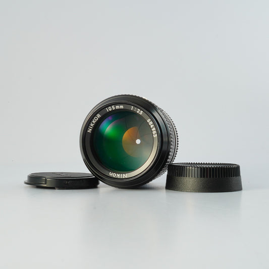 Nikon 非Ai Nikkor 105mm F/2.5 単焦点レンズ