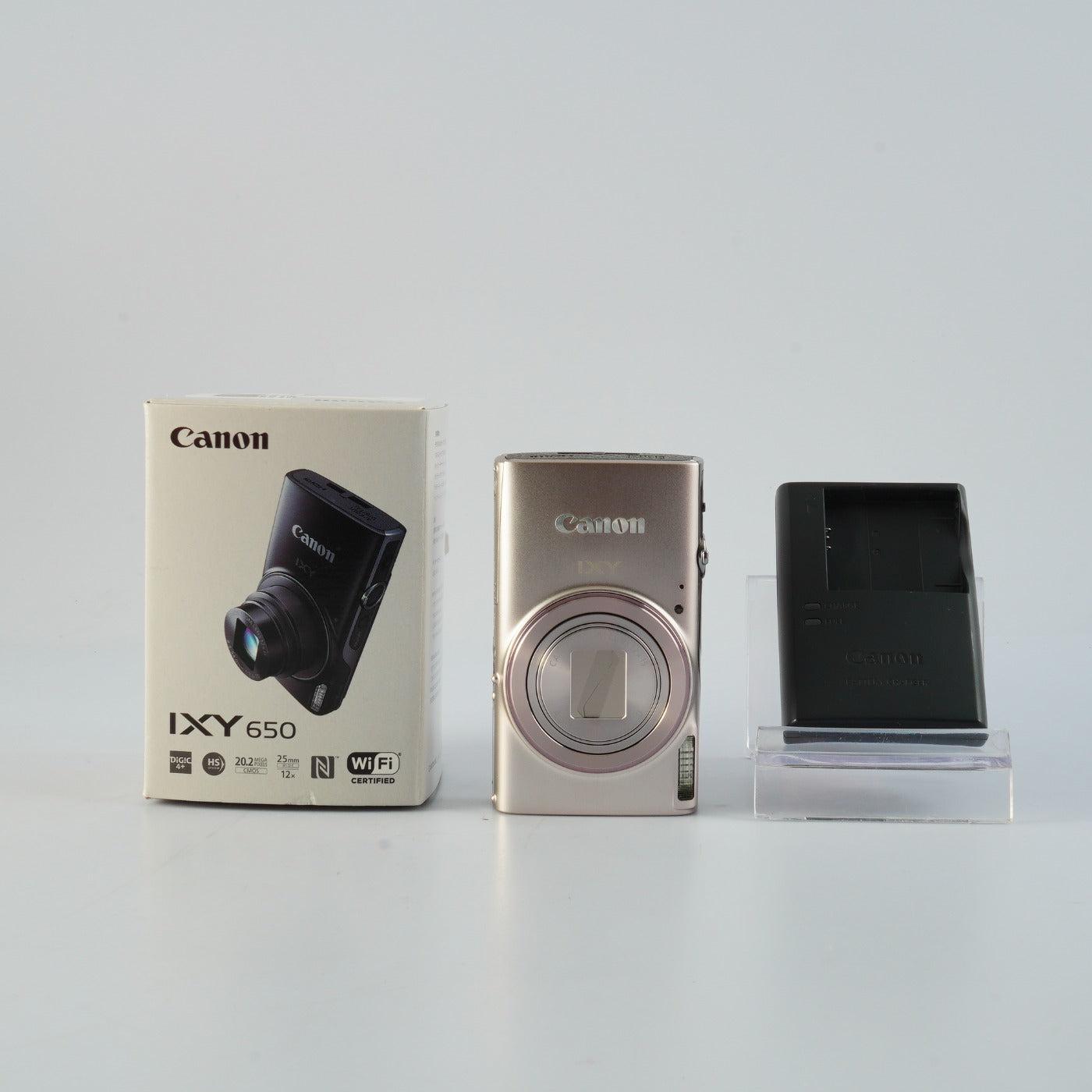 Canon IXY 650 ( PowerShot ELPH 360 HS ) Silver + SD 4GB コンパクトデジタルカメラ