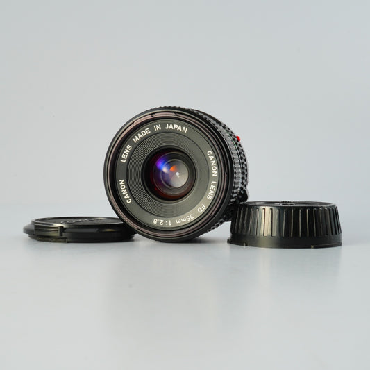 【ジャンク】 Canon New FD 35mm F/2.8 単焦点レンズ