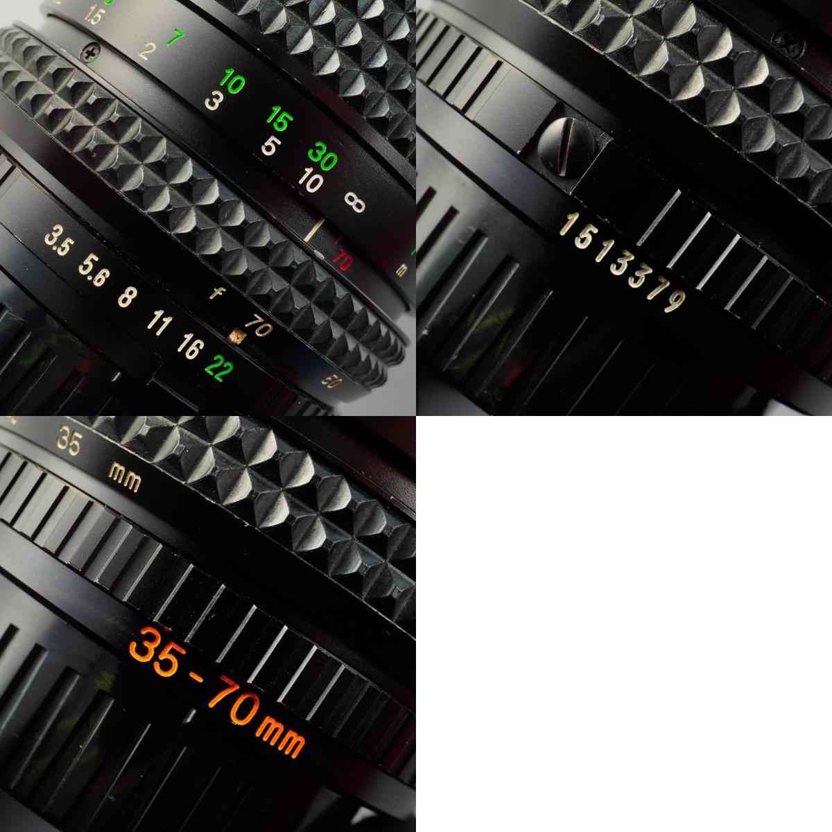 MINOLTA MD ZOOM ROKKOR 35-70mm F/3.5 ズームレンズ