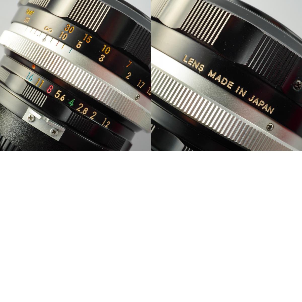 Nikon 非Ai Nikkor-S.C Auto 55mm F/1.2 単焦点レンズ