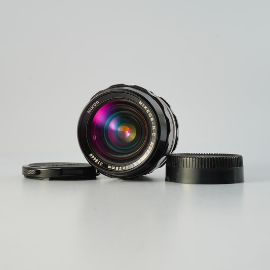 Nikon 非Ai Nikkor-N.C Auto 28mm F/2 単焦点レンズ