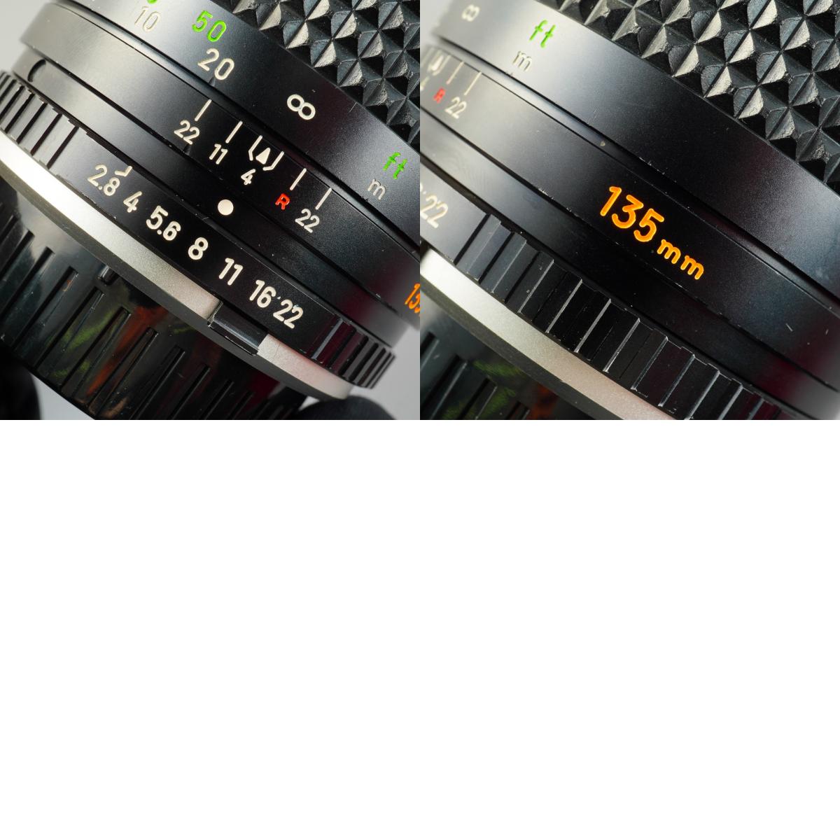 MINOLTA MC TELE ROKKOR PF 135mm F/2.8 単焦点レンズ