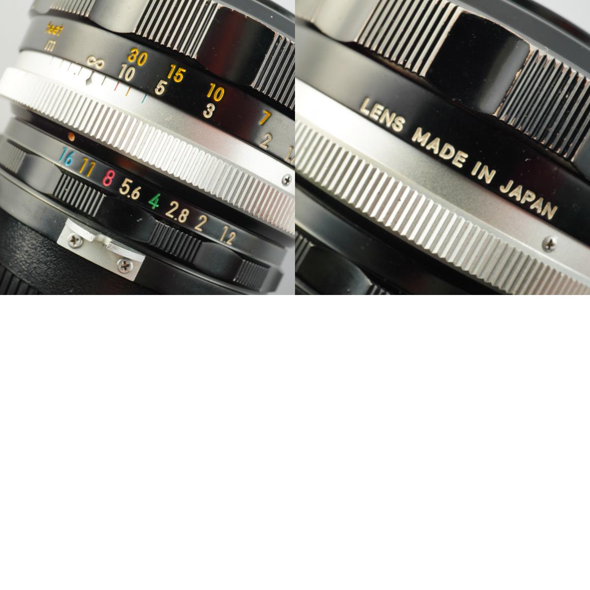 Nikon 非Ai Nikkor-S.C Auto 55mm F/1.2 単焦点レンズ
