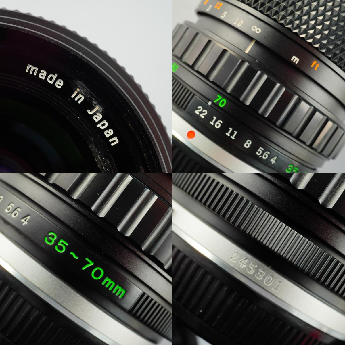 OLYMPUS OM-SYSTEM S ZUIKO AUTO-ZOOM 35-70mm F/4 ズームレンズ