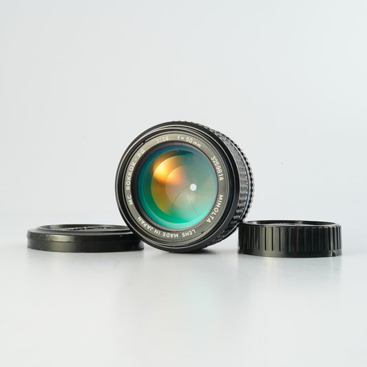 MINOLTA MC ROKKOR PG 50mm F/1.4 単焦点レンズ