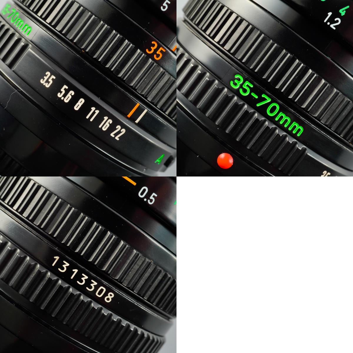 Canon FD 35-70mm F/3.5-4.5 ズームレンズ