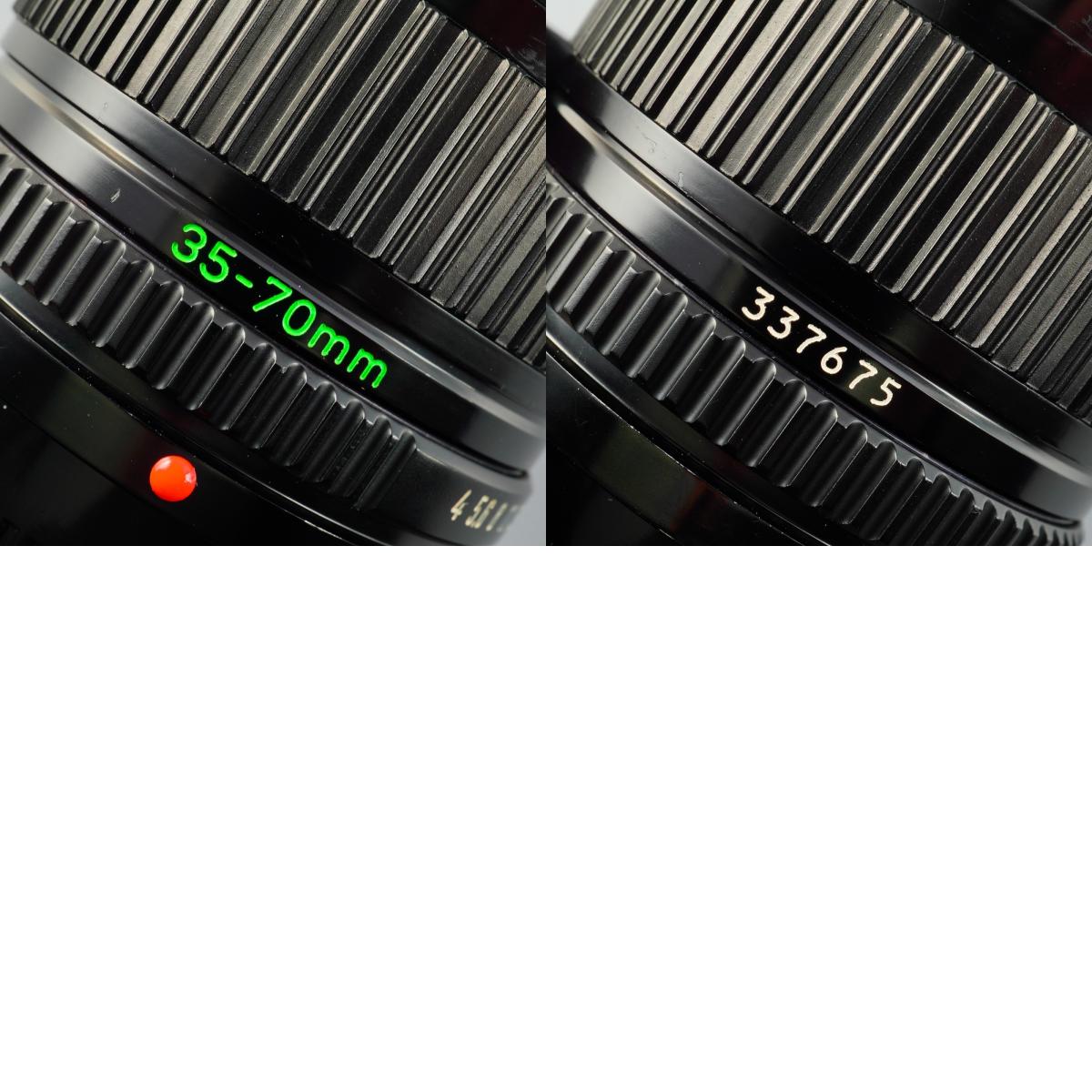 Canon FD 35-70mm F/4 ズームレンズ