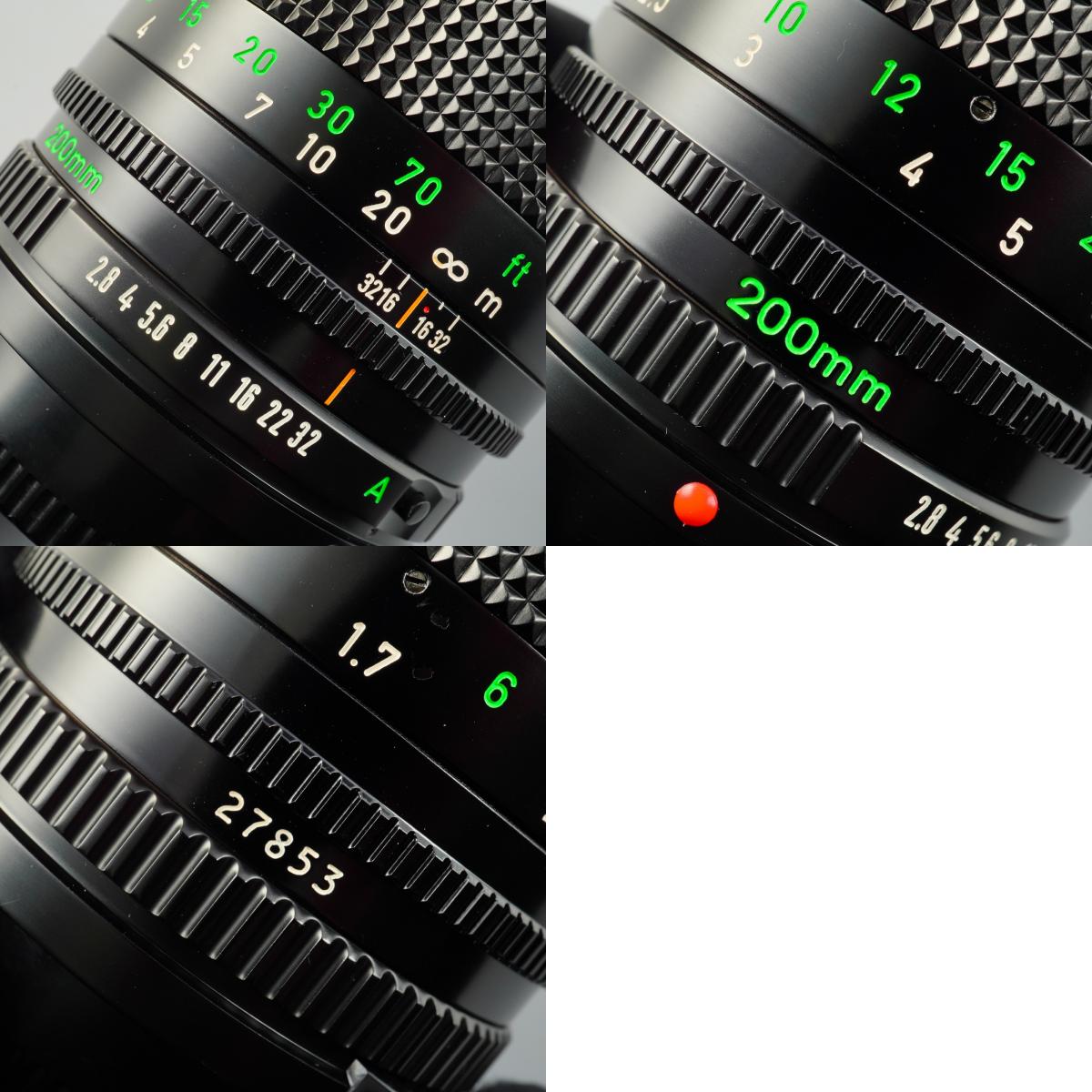 Canon New FD 200mm F/2.8 単焦点レンズ