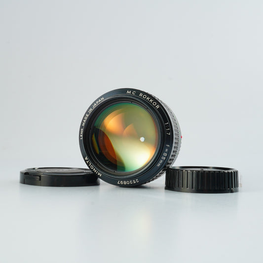 MINOLTA MC ROKKOR 85mm F/1.7 単焦点レンズ