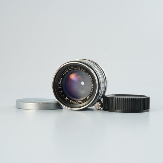 Nikon Nikkor-H 5cm 50mm F/2 For Leica LTM L39 単焦点レンズ