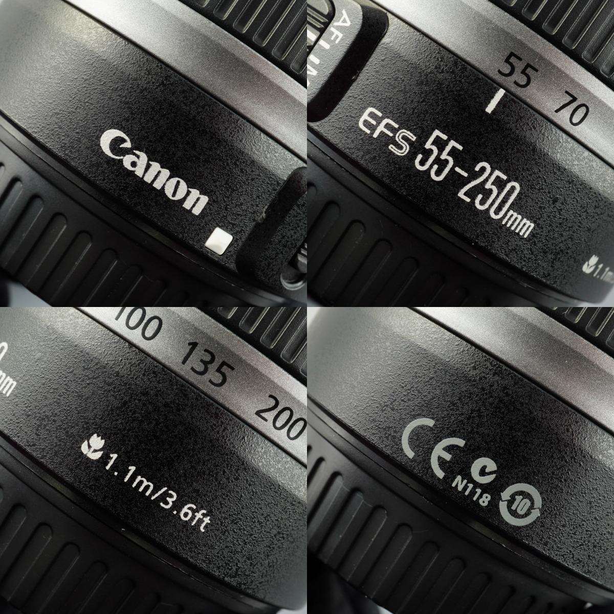 Canon EF-S 55-250mm F/4-5.6 IS ズームレンズ