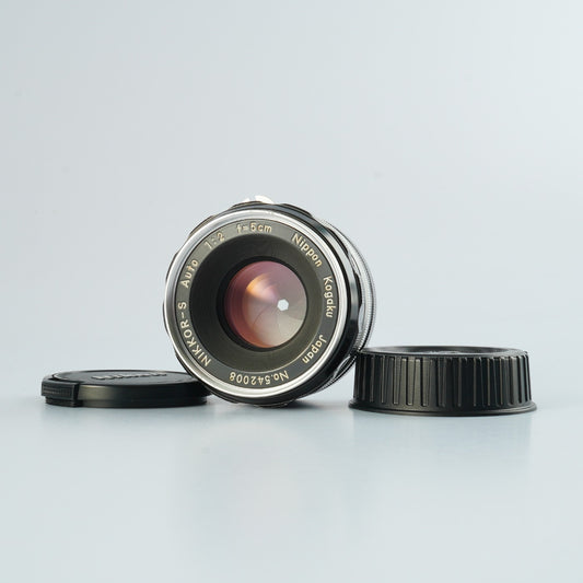Nikon 非Ai Nippon Kogaku NIKKOR-S Auto 5cm 50mm F/2 PAT.PEND. Model 単焦点レンズ