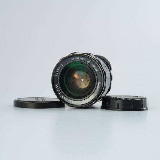 【Serviced】 PENTAX Super-Multi-Coated TAKUMAR 35mm F/2 (M42用) 単焦点レンズ