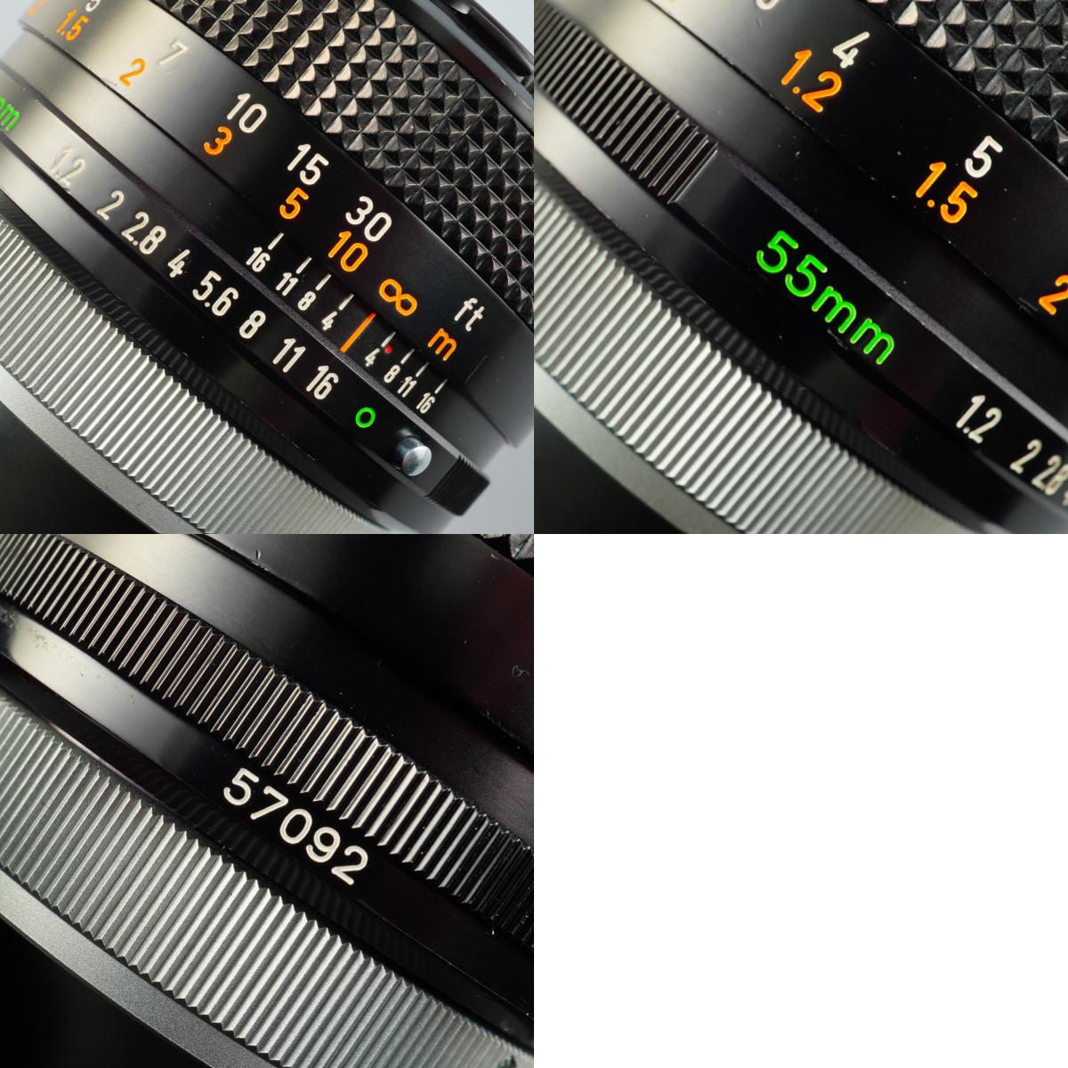 【Serviced】 Canon FD 55mm F/1.2 S.S.C "O"Mark 単焦点レンズ