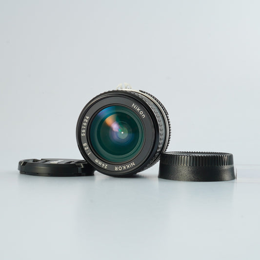 【Serviced】 Nikon Ai NIKKOR 24mm F/2.8 単焦点レンズ