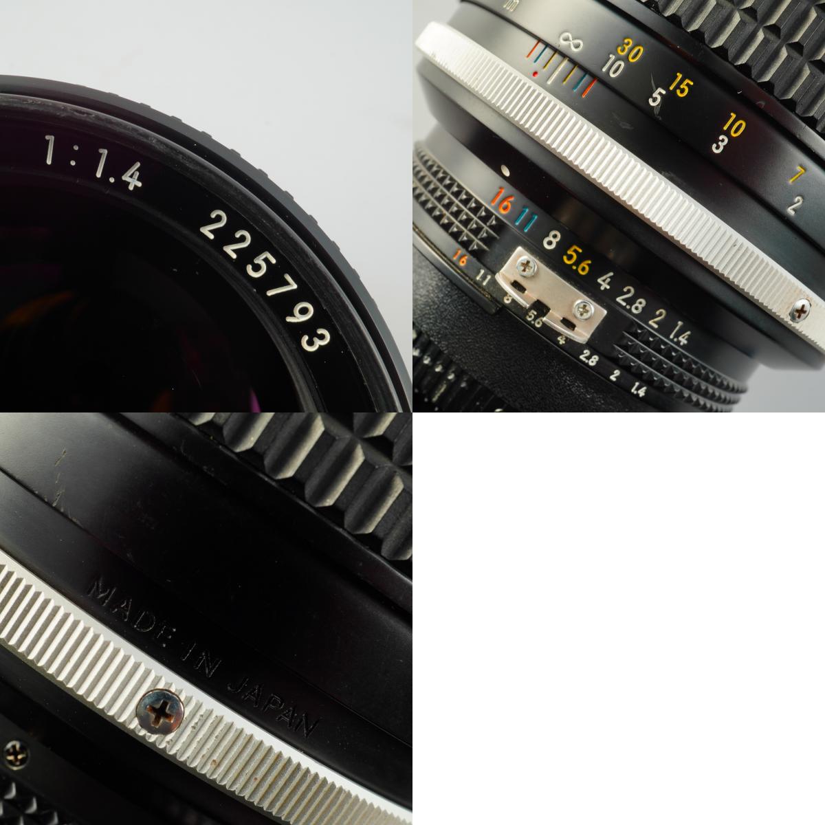 【Serviced】 Nikon Ai-S NIKKOR 85mm F/1.4 単焦点レンズ