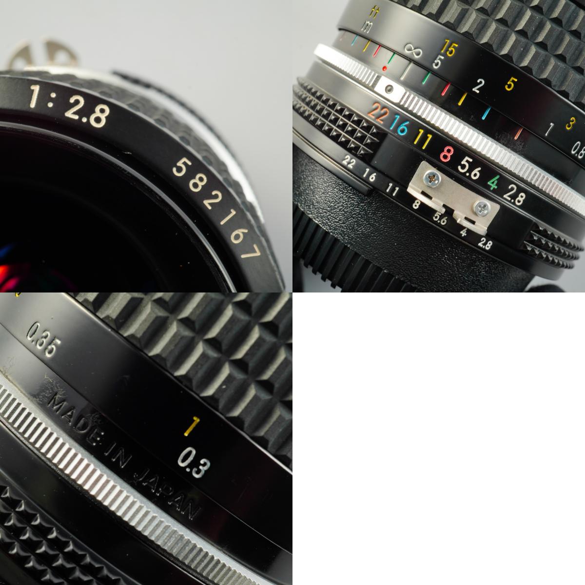 【Serviced】 Nikon Ai Nikkor 28mm F/2.8 単焦点レンズ