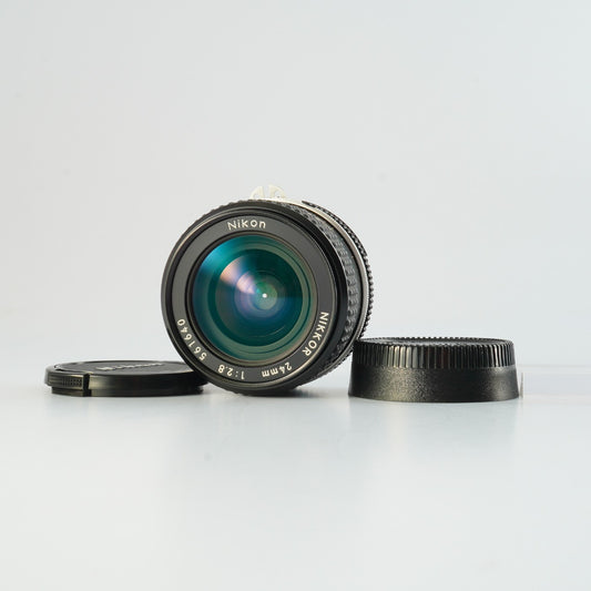 【Serviced】 Nikon Ai NIKKOR 24mm F/2.8 単焦点レンズ
