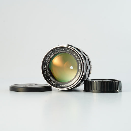 【Serviced】 MINOLTA MC TELE ROKKOR PF 100mm F/2.5 単焦点レンズ