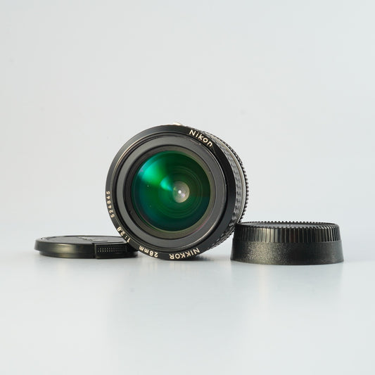 【Serviced】 Nikon Ai Nikkor 28mm F/2.8 単焦点レンズ