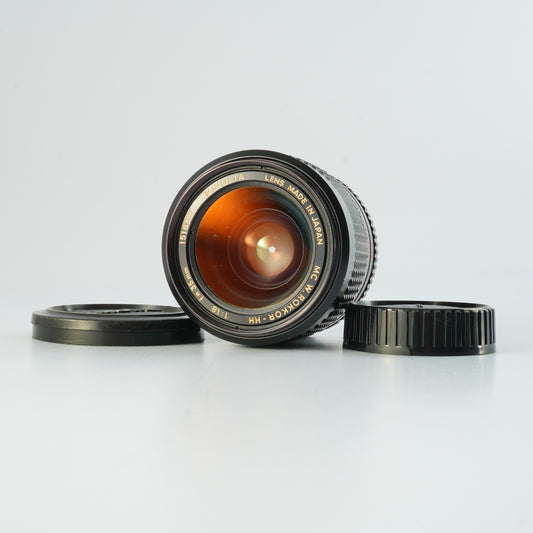 【Serviced】 MINOLTA MC W.ROKKOR HH 35mm F/1.8 単焦点レンズ