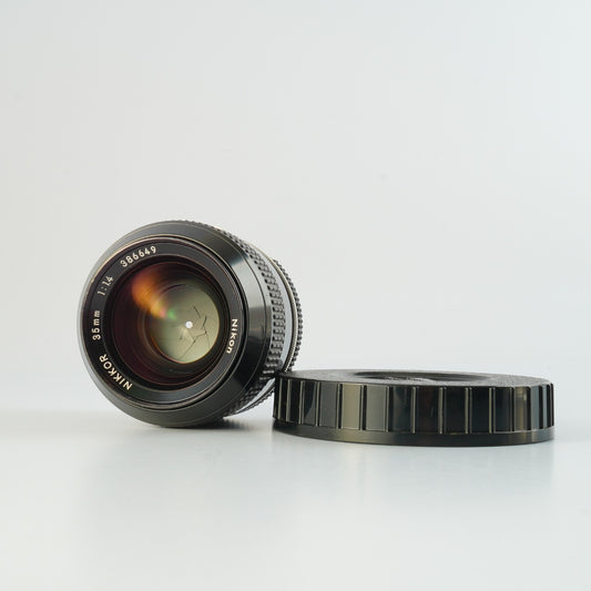 【Serviced】 Nikon Ai改 NIKKOR 35mm F/1.4 単焦点レンズ