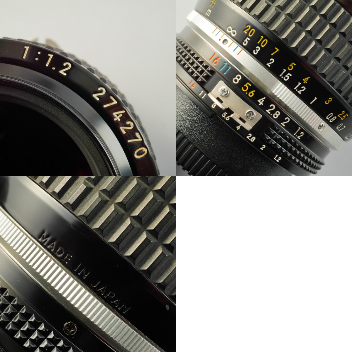 【Serviced】 Nikon Ai-S NIKKOR 50mm F/1.2 単焦点レンズ