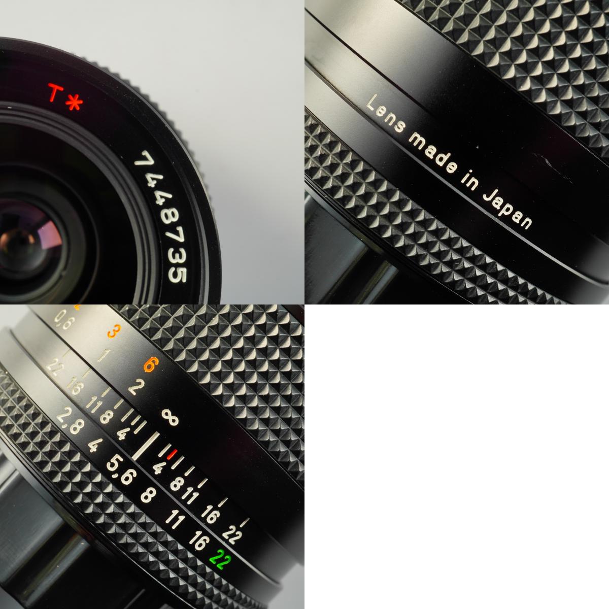 【Serviced】 CONTAX Carl Zeiss Distagon T* 25mm F/2.8 MMJ 単焦点レンズ