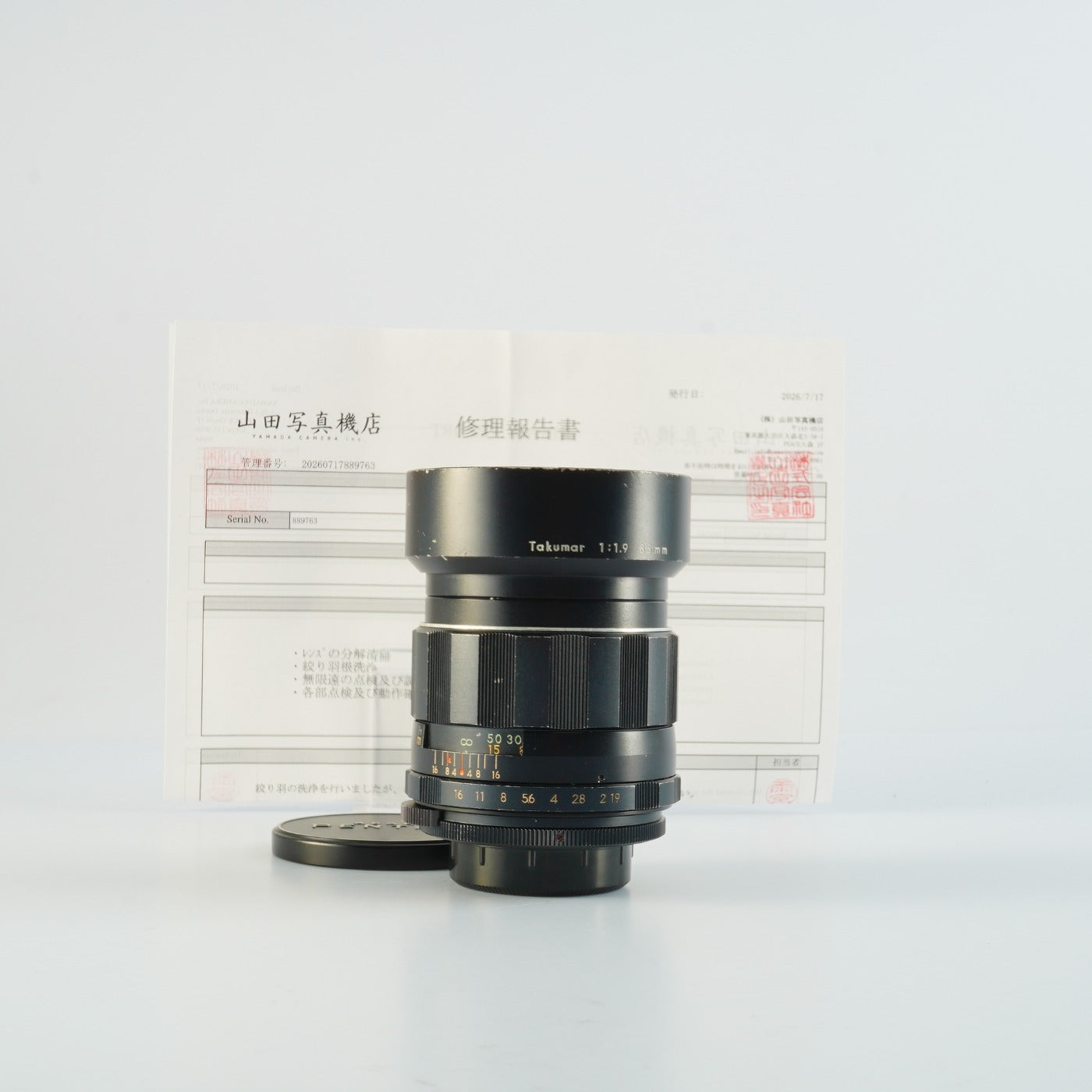 Serviced】 PENTAX Super Takumar 85mm F/1.9 (M42用) 単焦点レンズ