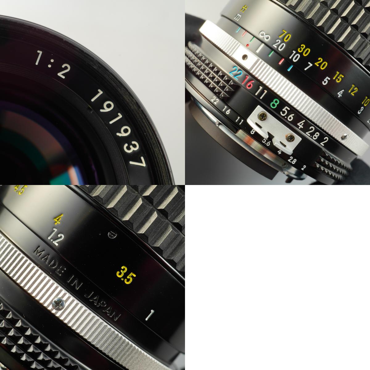 【Serviced】 Nikon Ai NIKKOR 85mm F/2 単焦点レンズ