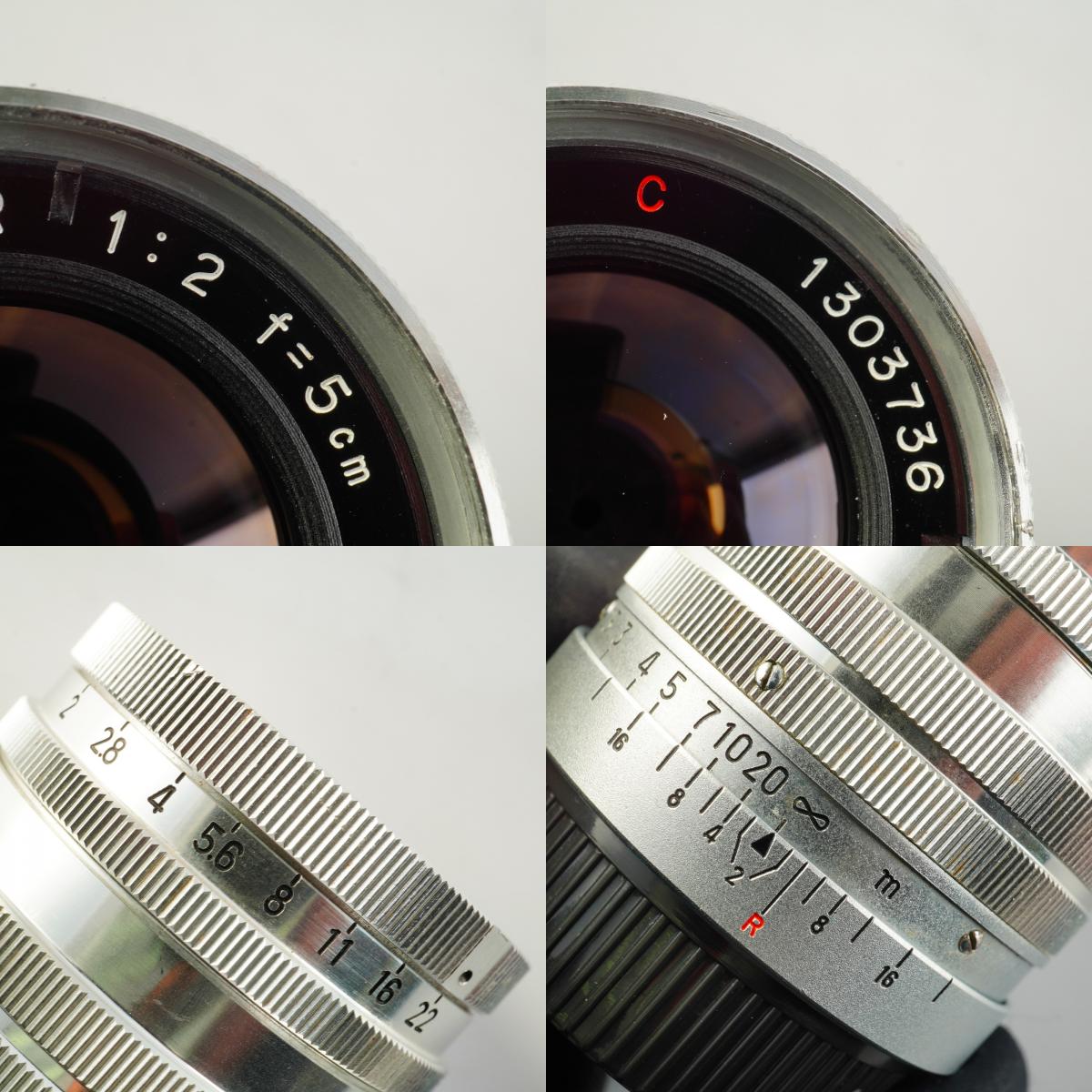 【Serviced】 MINOLTA Chiyoko Super Rokkor 5cm 50mm F/2 C For L39 LTM 単焦点レンズ
