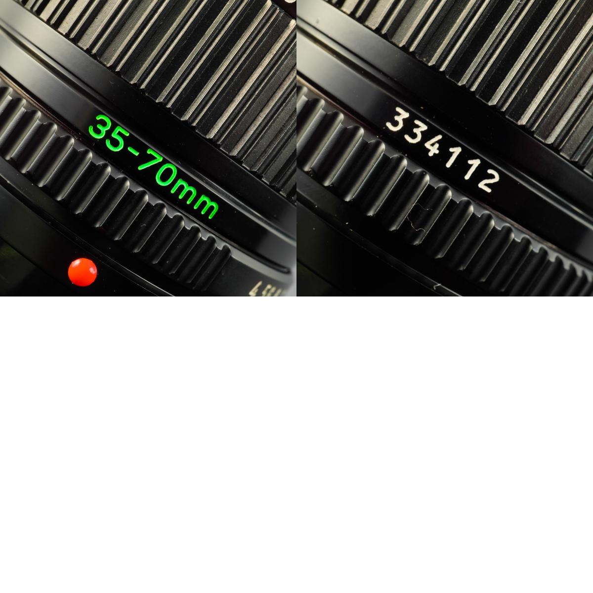 Canon FD 35-70mm F/4 ズームレンズ