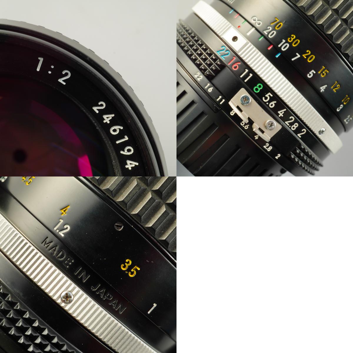 【Serviced】 Nikon Ai NIKKOR 85mm F/2 単焦点レンズ