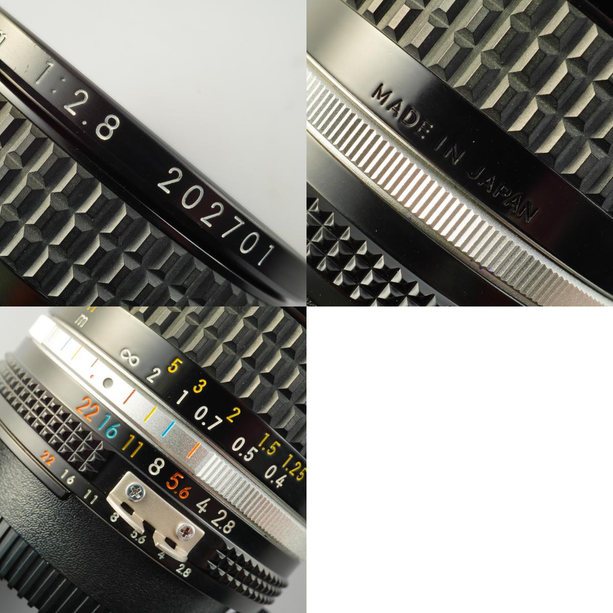 【Serviced】 Nikon Ai-S NIKKOR 20mm F/2.8 単焦点レンズ