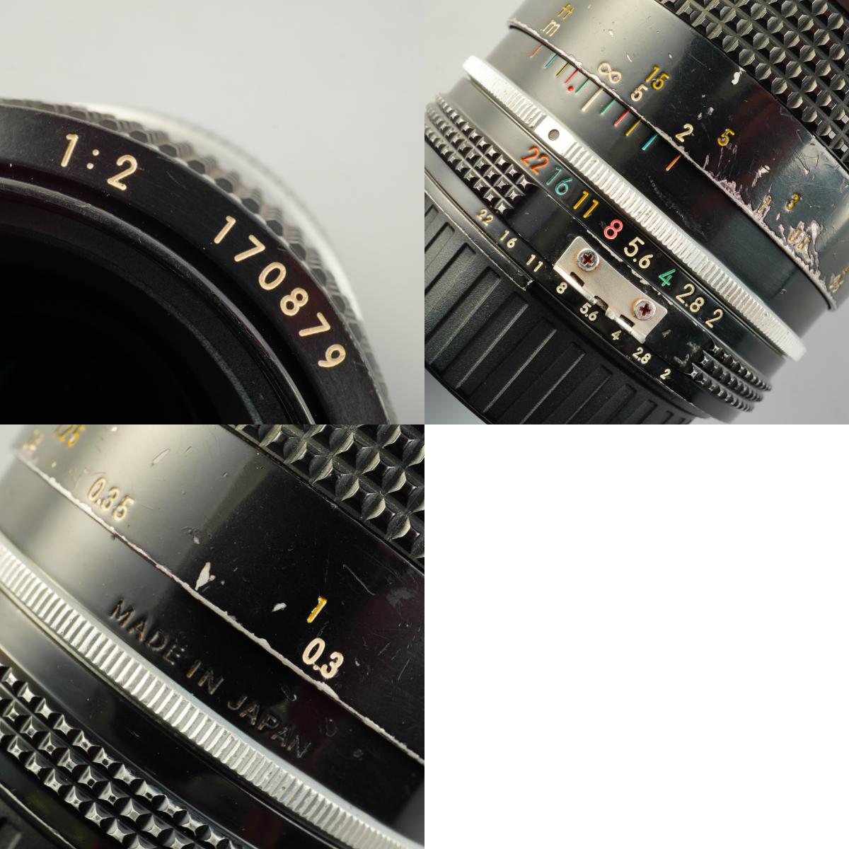 【Serviced】 Nikon Ai Nikkor 35mm F/2 単焦点レンズ