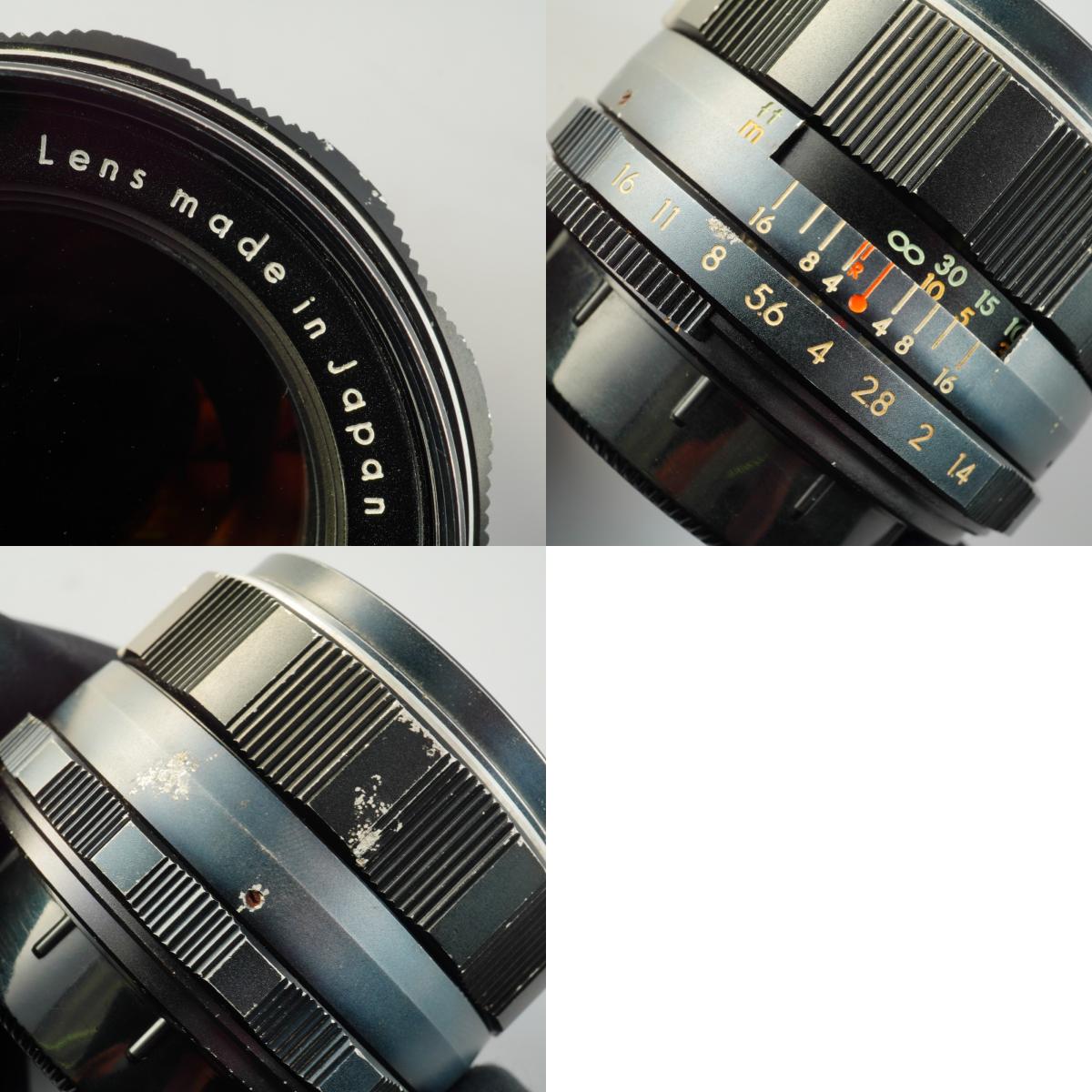 【Serviced】8 Elements PENTAX Super Takumar 50mm F/1.4 (M42用) 単焦点レンズ