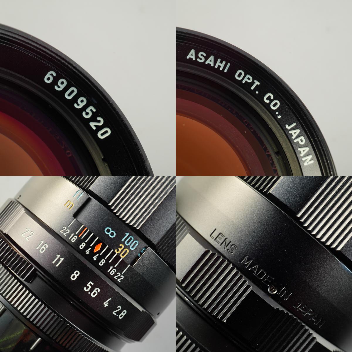 【Serviced】 PENTAX Super-Multi-Coated TAKUMAR 120mm F/2.8 (M42用) 単焦点レンズ