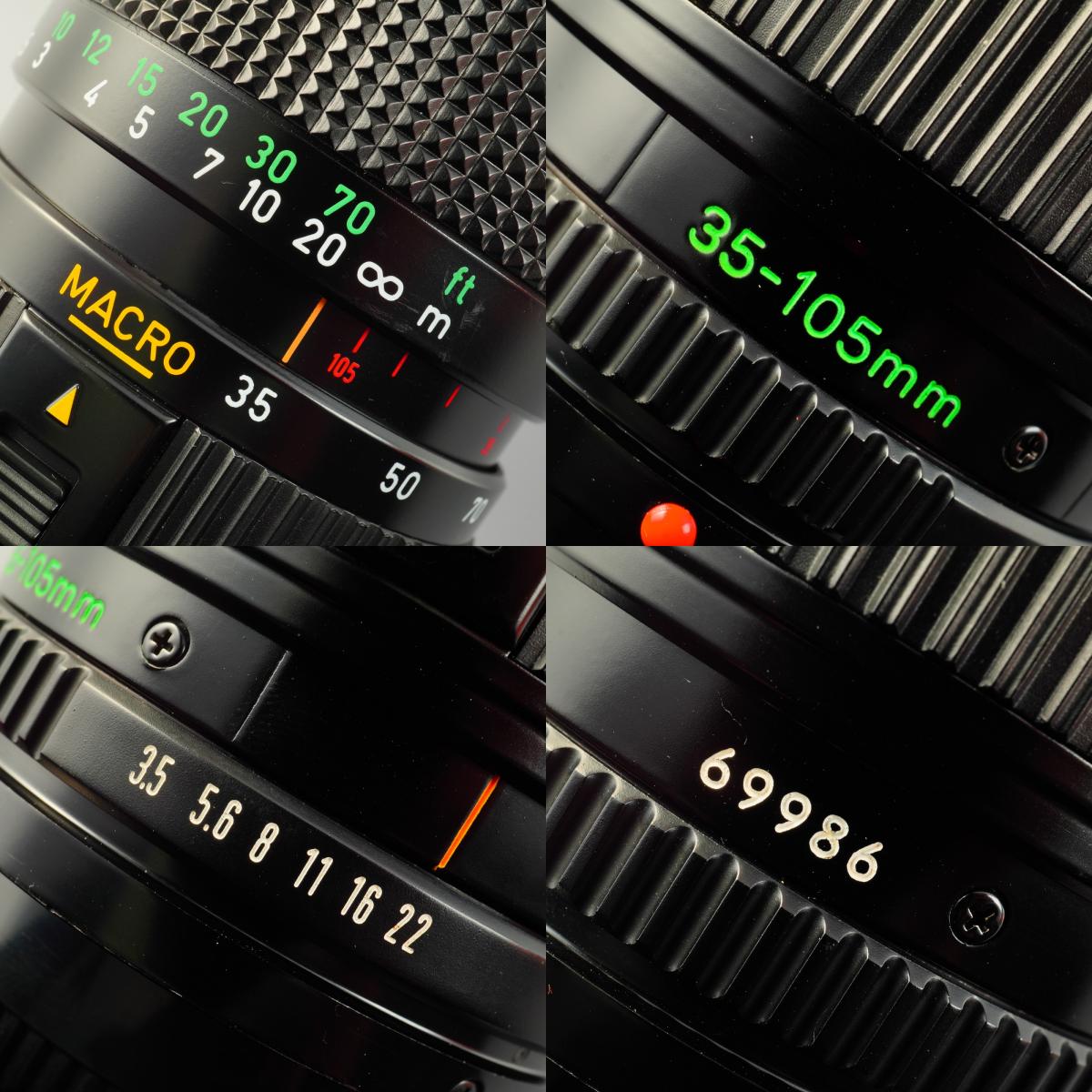 Canon New FD 35-105mm F/3.5 ズームレンズ