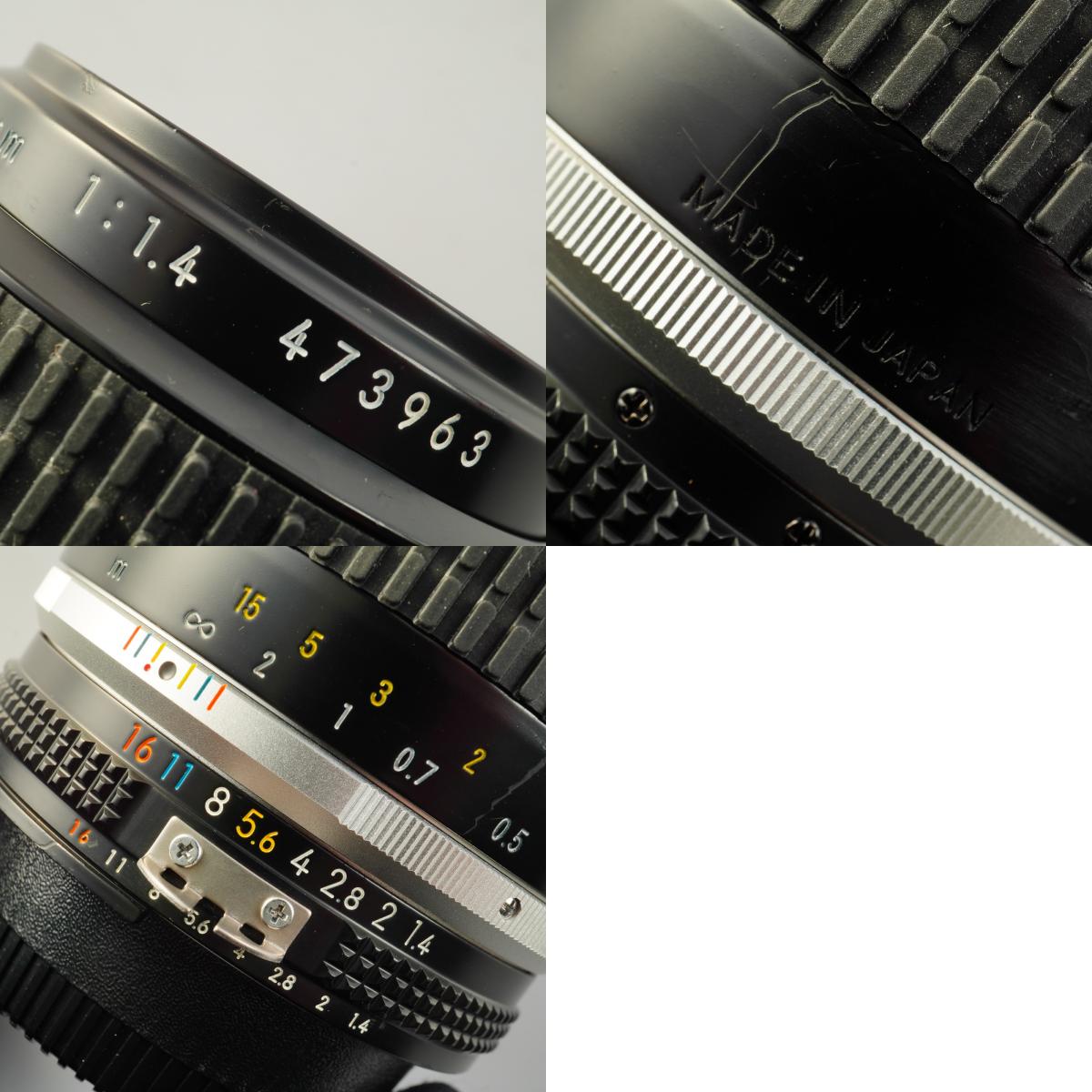 【Serviced】 Nikon Ai-S NIKKOR 35mm F/1.4 単焦点レンズ