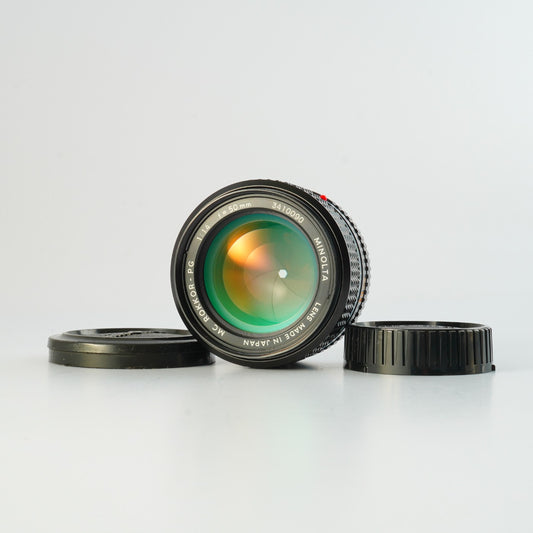 【Serviced】 MINOLTA MC ROKKOR PG 50mm F/1.4 単焦点レンズ