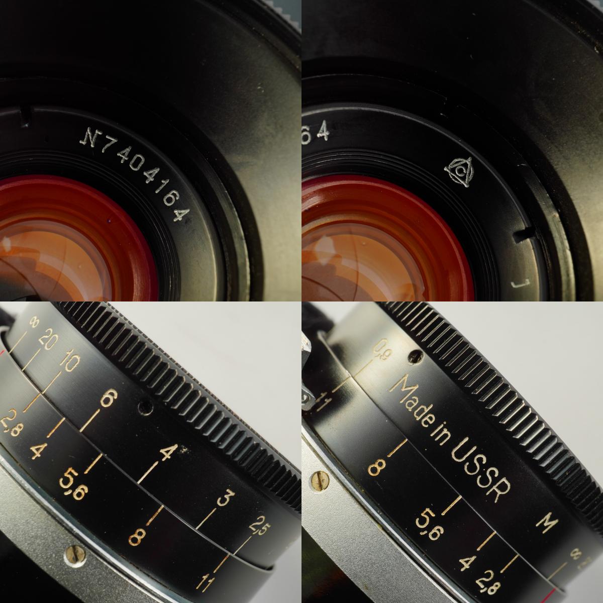 【Serviced】 JUPITER 12 35mm F/2.8 単焦点レンズ